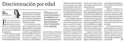 Discriminacion por edad