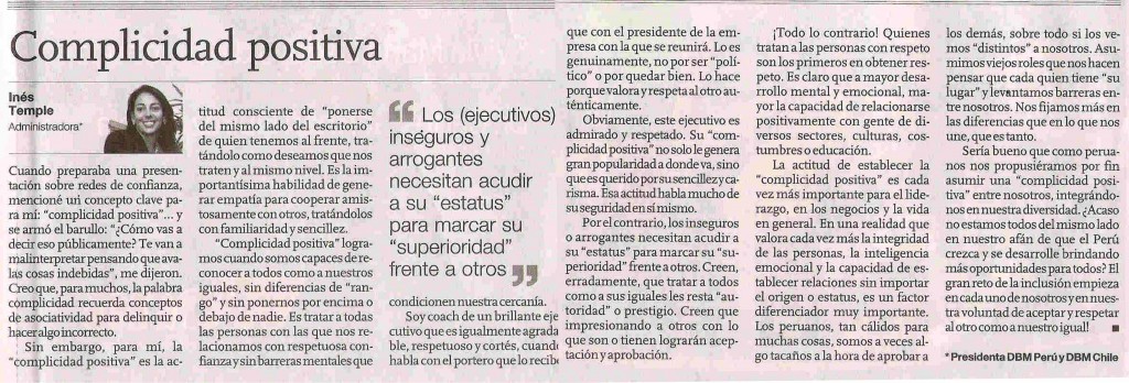 Complicidad Positiva 30.10.2007