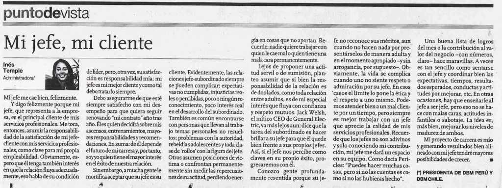 Mi jefe, mi cliente 19.12.2006