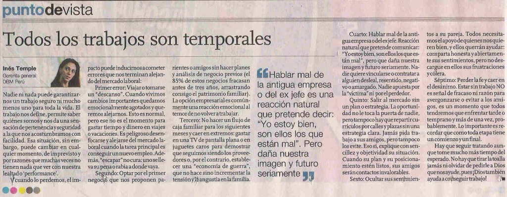 Todos los trabajos son temporales 16.11.2004